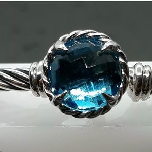 David Yurman Chatelaine Bracelet with Blue Topaz